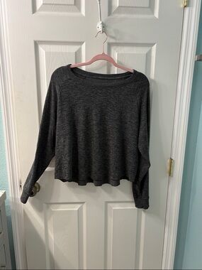 Live Love Dream by Aeropostale Dark Gray Long Sleeved Athleisure Sweater